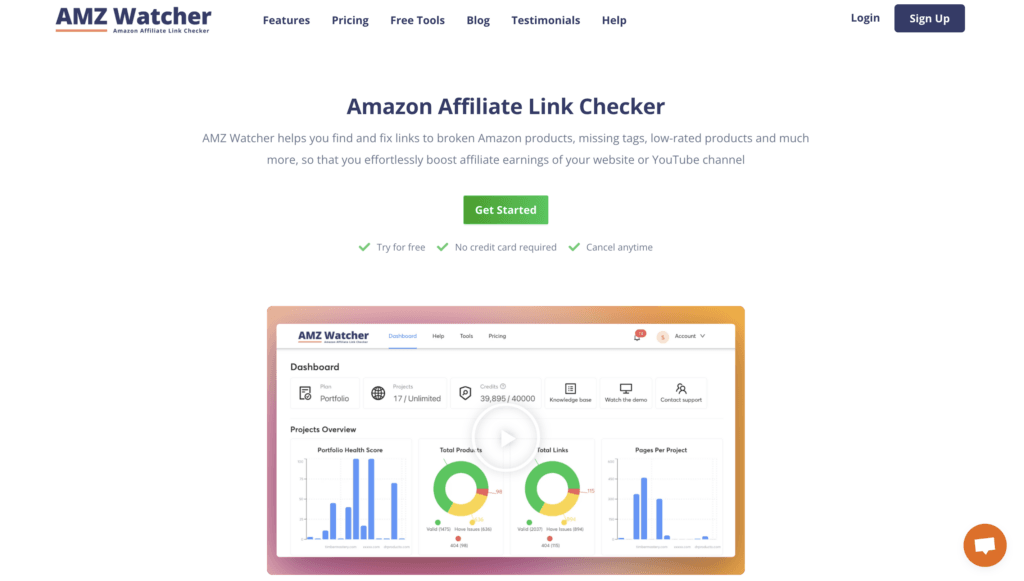 AMZ Watcher - an affiliate link checker tool